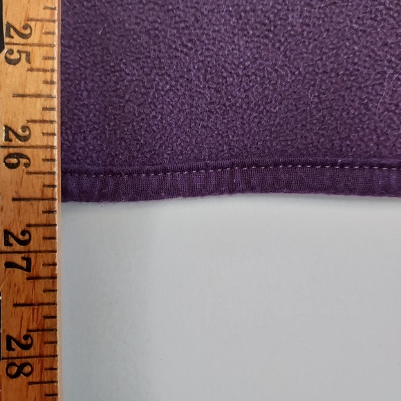 Tradition Country Collection Women's Purple Fleece Full Zip Up Jacket L - Picture 4 of 5